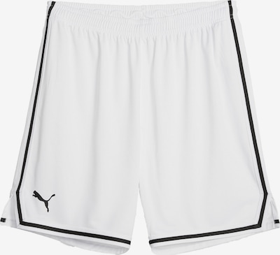 PUMA Sporta bikses 'Hoops Team' pieejams XS, krāsa - melns / balts, Preces skats