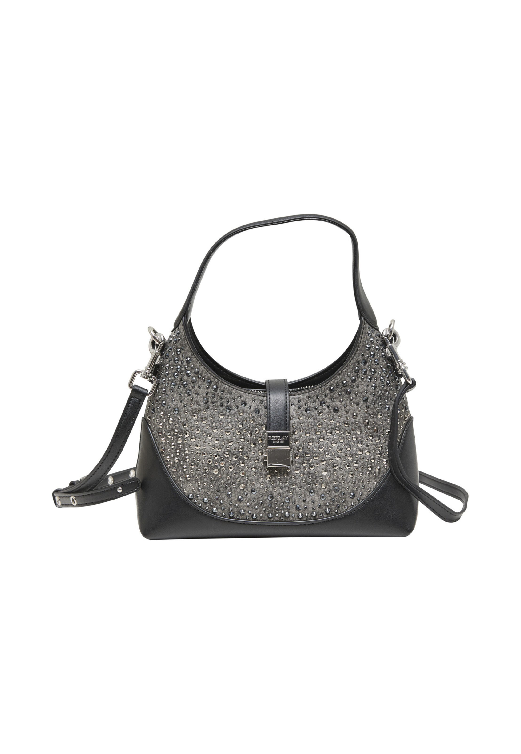 Sac à bandoulière REPLAY en noir : devant