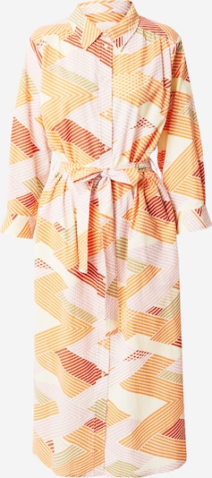 Part Two Robe-chemise 'Binti' en kaki / orange / rose / blanc, Vue avec produit