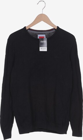s.Oliver Sweatshirt & Zip-Up Hoodie in L in Black: front