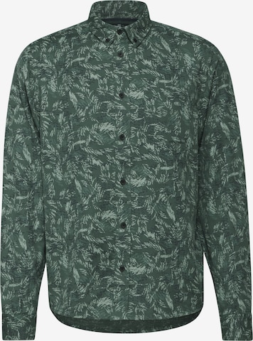 Street One MEN Button Up Shirt in Green: front