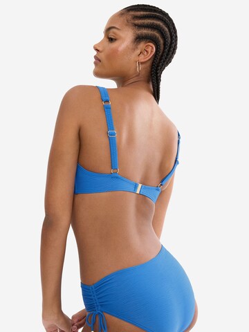 TRIUMPH Bustier Bügel-Bikini-Top ' Red Label Summer Dune ' in Blau