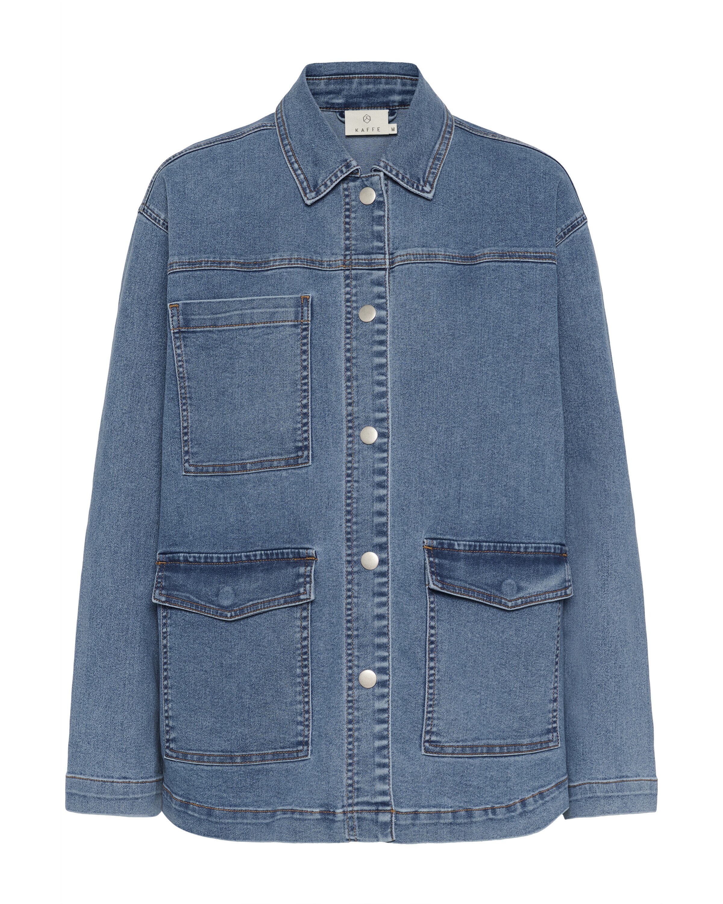 Kaffe Overgangsjakke 'Karolina' i blå: forside