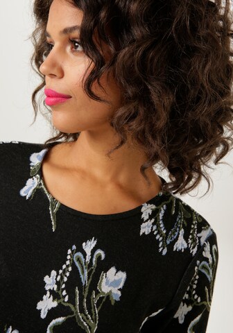 Aniston CASUAL Knitted dress in Black