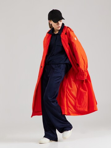 No. 1 Como Between-Seasons Coat in Red