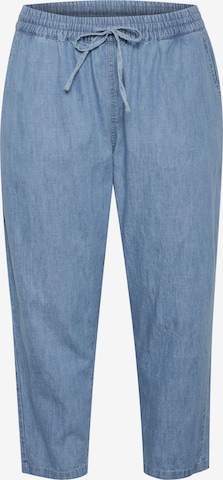 KAFFE CURVE Loose fit Jeggings 'louisa' in Blue: front