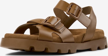 CAMPER Strap sandal 'Brutus' in Brown: front