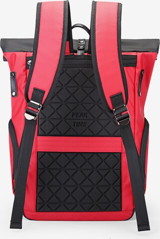 Peak Time Rucksack 'PT-305' in Rot