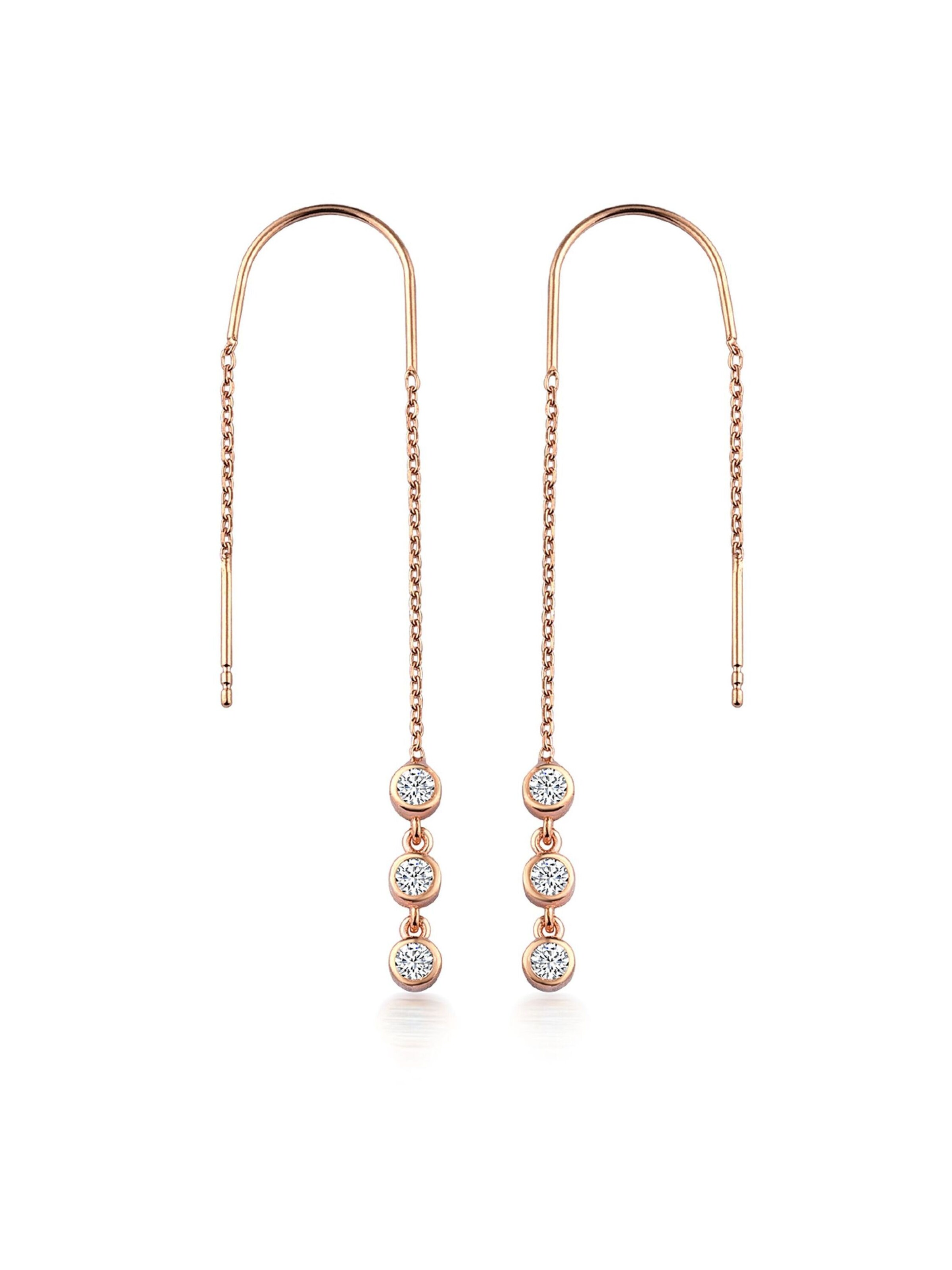 Dkeniz Ohrringe in rosegold, Produktansicht