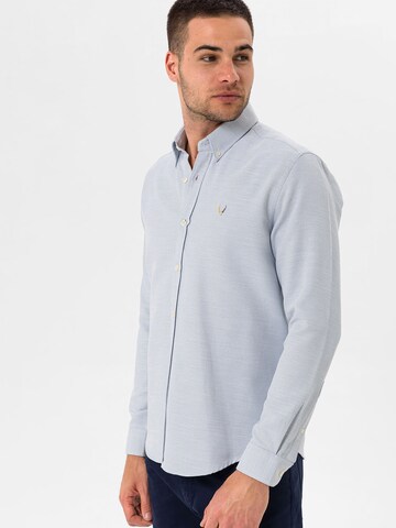 By Diess Collection Slim fit Πουκάμισο ' OXFORD ' σε πράσινο
