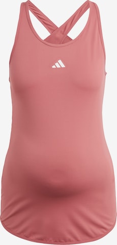 ADIDAS PERFORMANCE Sports Top 'Aeroready Essentials' in Pink: front