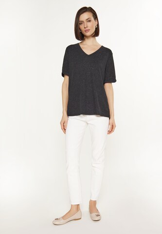 Usha Shirt 'Fashion Look' in Zwart