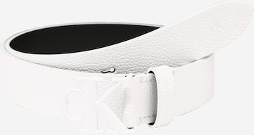 Calvin Klein Jeans - Cinturón en blanco: front