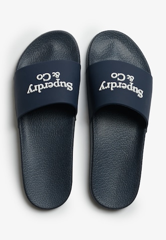 Claquettes / Tongs Superdry & Co en noir