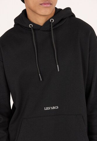 Les'Arcs Sweatshirt 'Roibin' in Black: front