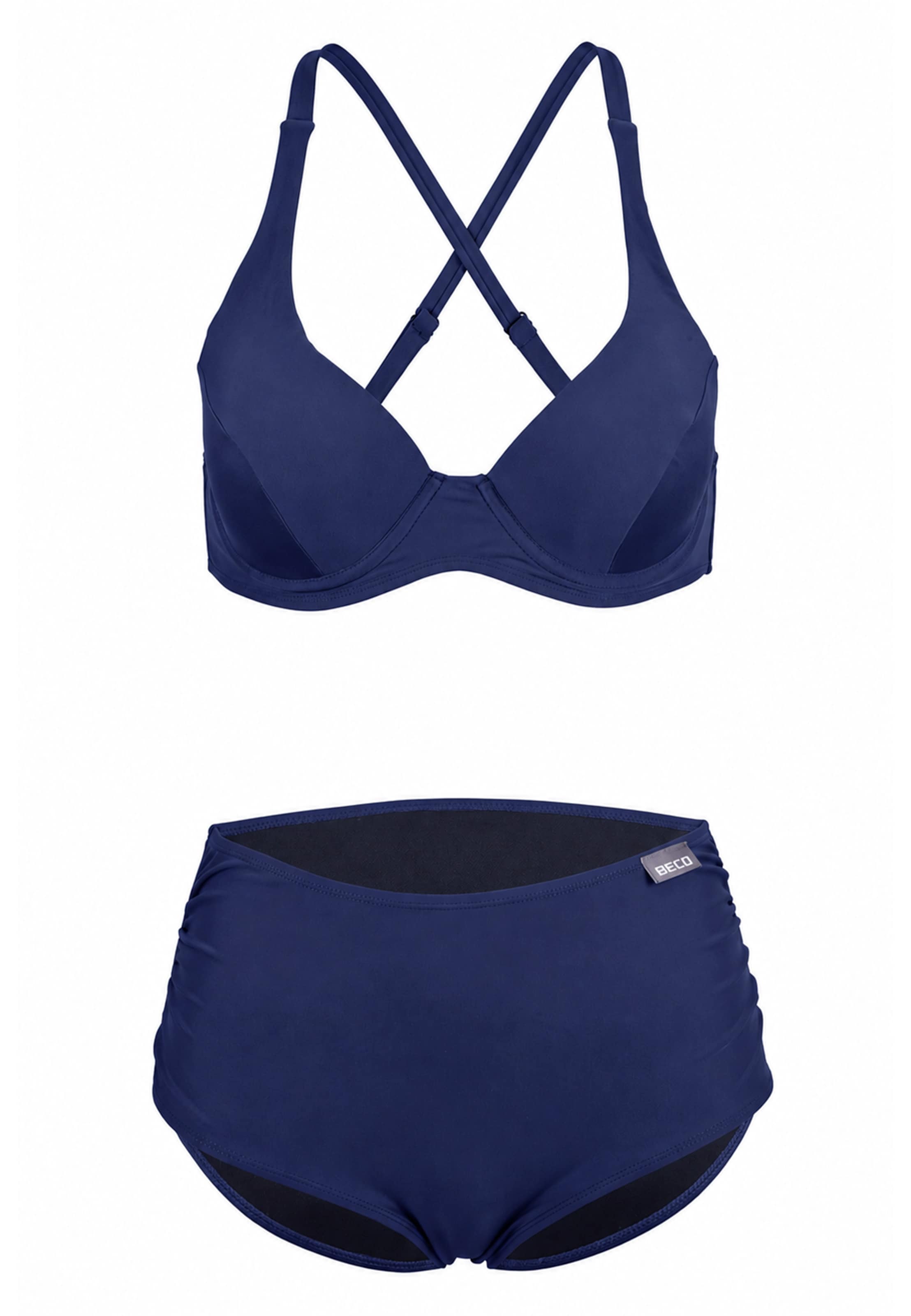 Bikini 'Colour Block' BECO the world of aquasports en bleu : devant