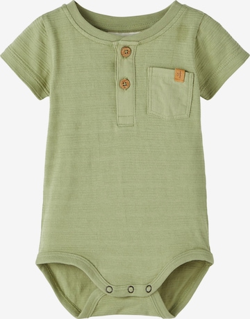 Lil ' Atelier Kids - Pijama entero/body 'Hijan' en verde: frente