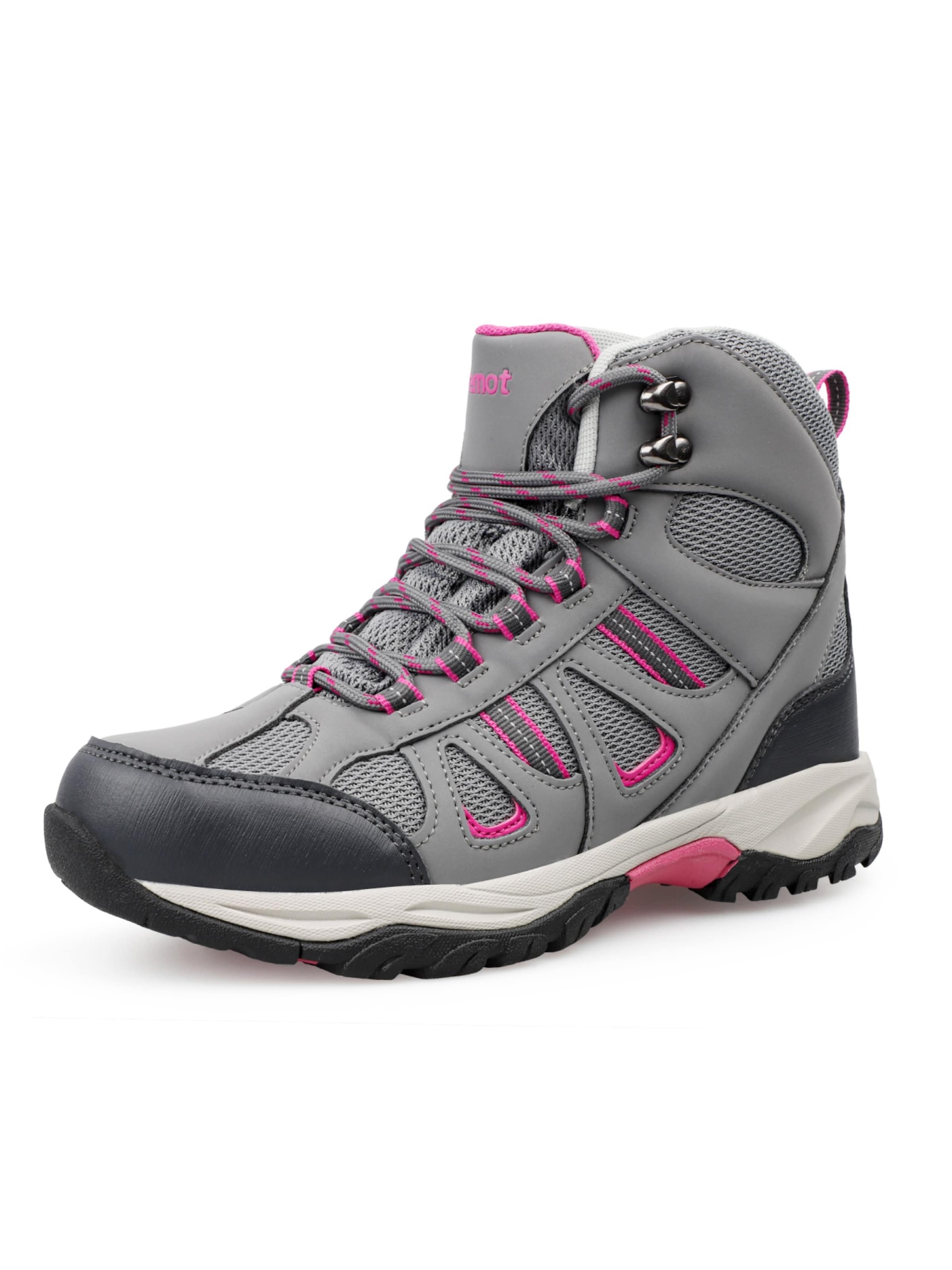 riemot Boots 'Riemot Ladies Waterproof Breathable Mountain Walking Boots' in 36 in grey denim / neonpink, Produktansicht