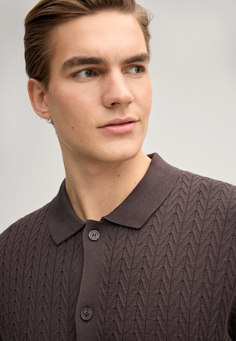 JOOP! Gebreid vest 'Tristao' in Bruin