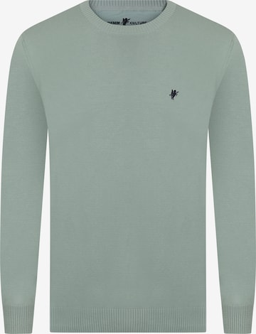 DENIM CULTURE Sweater 'NARCISO' in Green: front