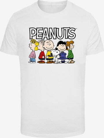 Merchcode T-Shirt 'Peanuts Group' in Weiß: predná strana