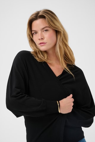 Kaffe Strickjacke 'KAlizza' in Schwarz