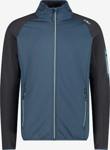 CMP Athletic Fleece Jacket in Blue: front