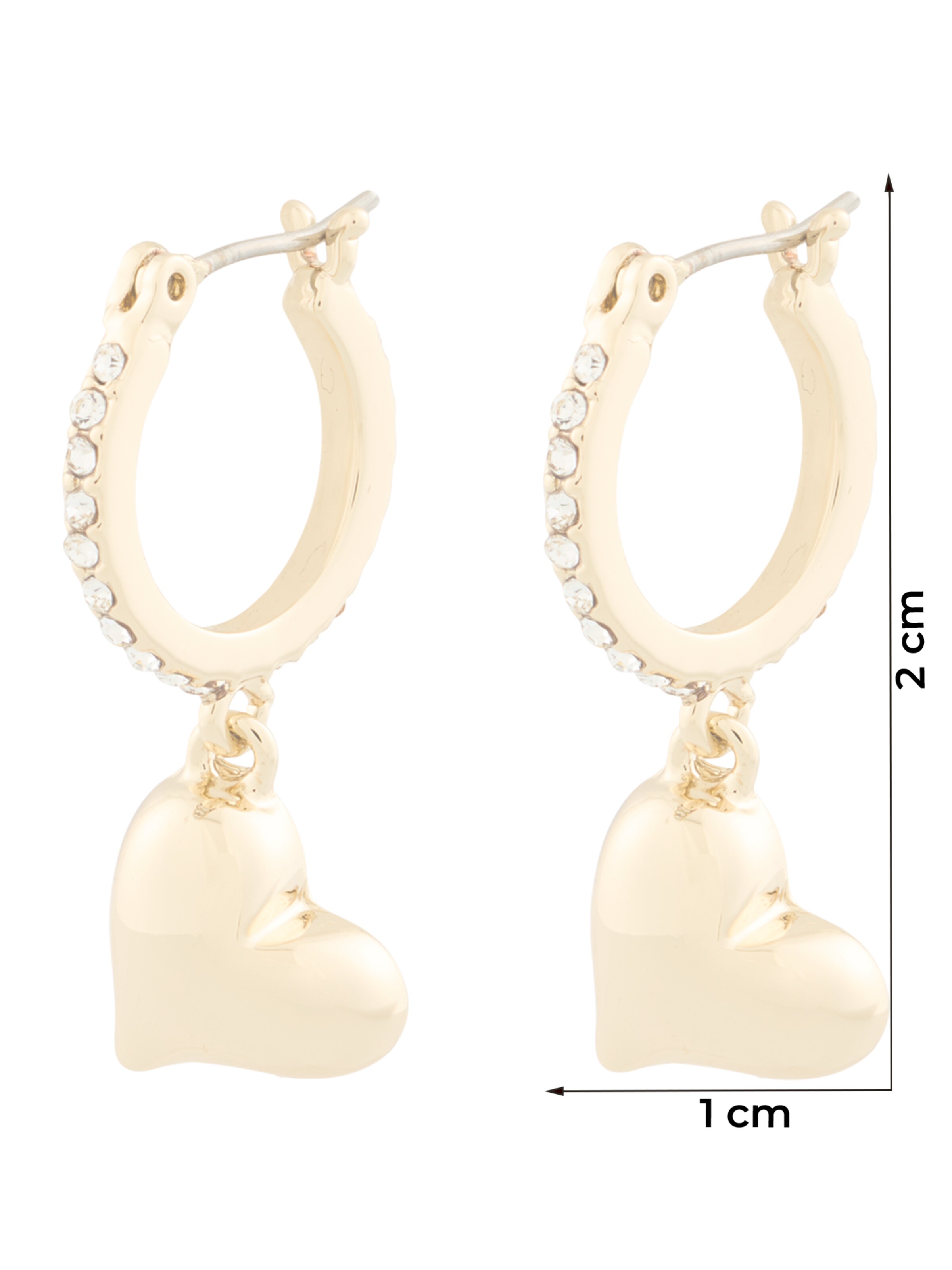 Boucles d'oreilles DKNY en or