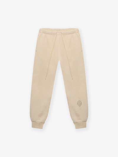 BARRYAN Bukser 'Embroidered shell sweatpants' i beige, Produktvisning