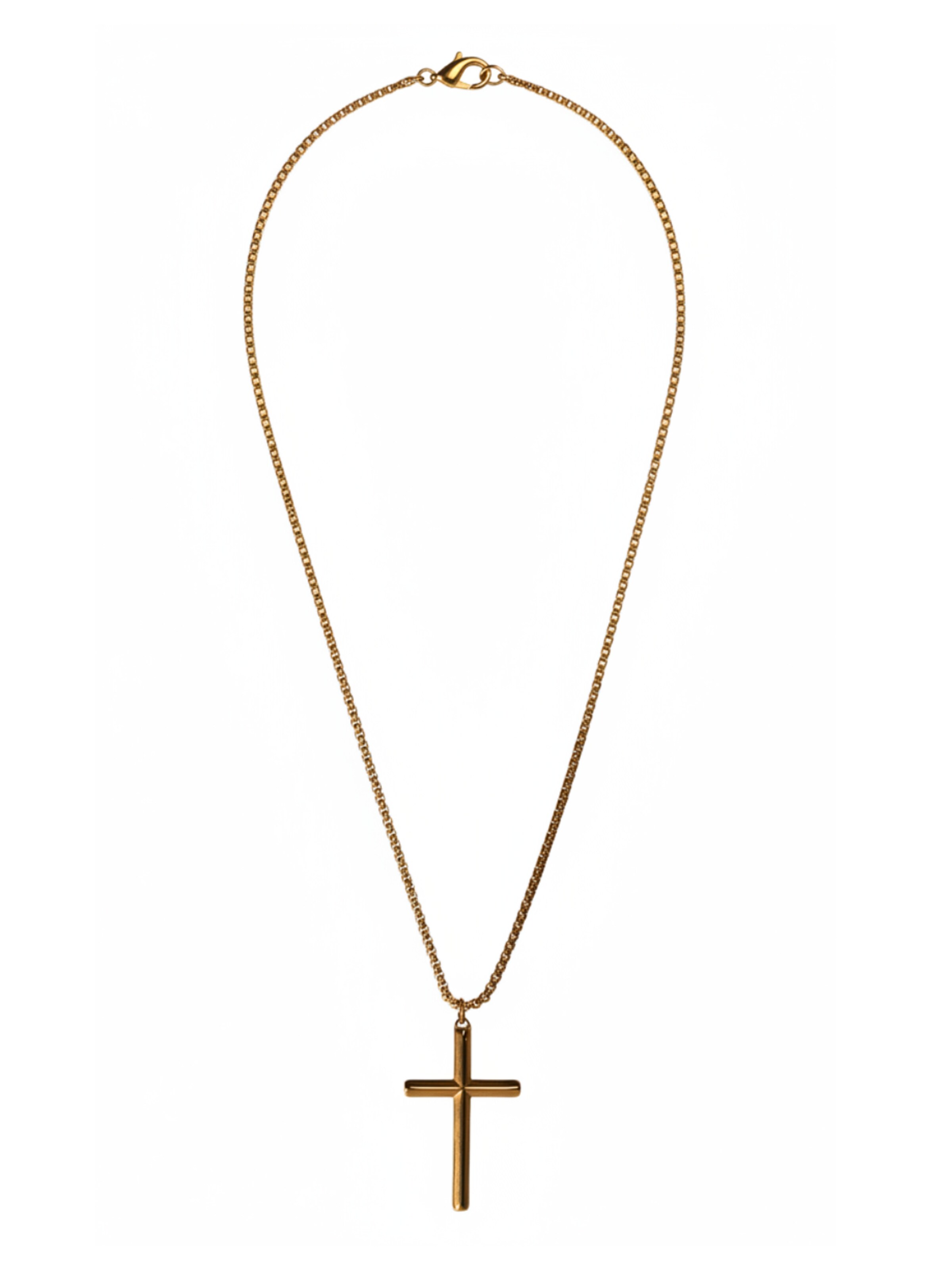 Eternal Necklace 'Klassische Kreuz' in Gold: front