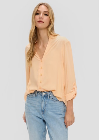 QS Blus i orange: framsida