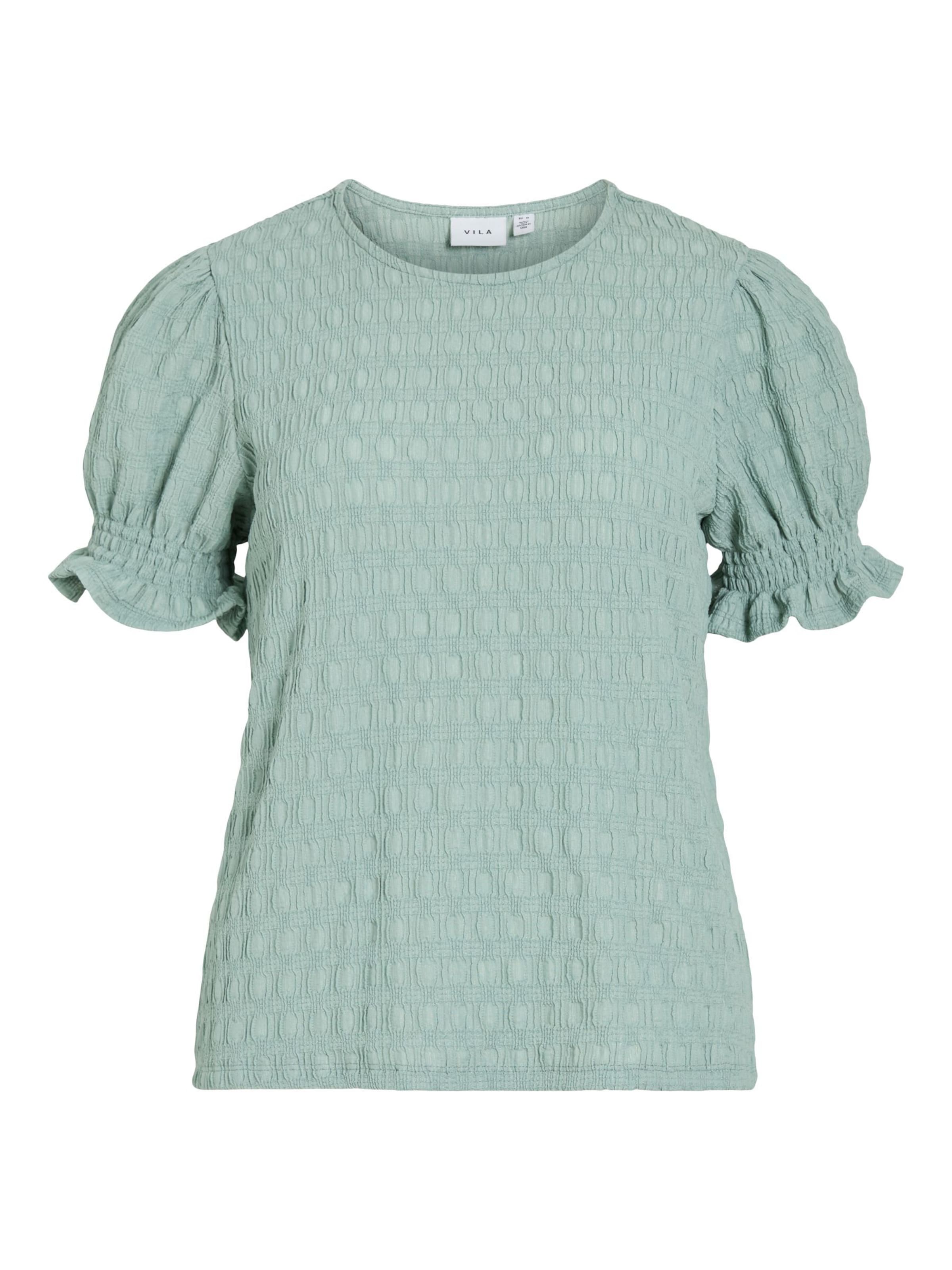 Chemisier 'VIDrete' VILA en bleu : devant