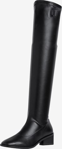 TAMARIS Over the Knee Boots in Black: front