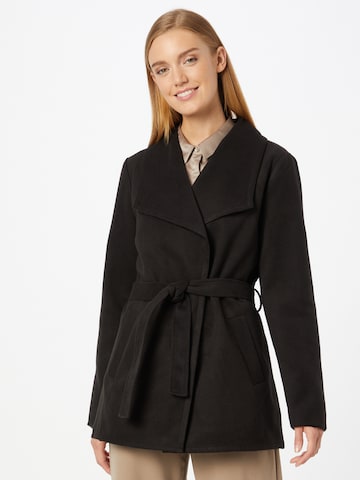 JDY Between-seasons coat 'DANNIE' in Black: front