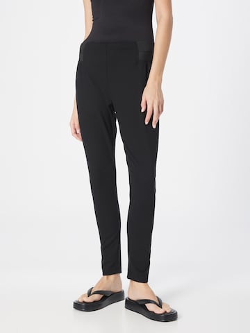 Slimfit Pantaloni 'OFELIA' de la Persona by Marina Rinaldi pe negru: față