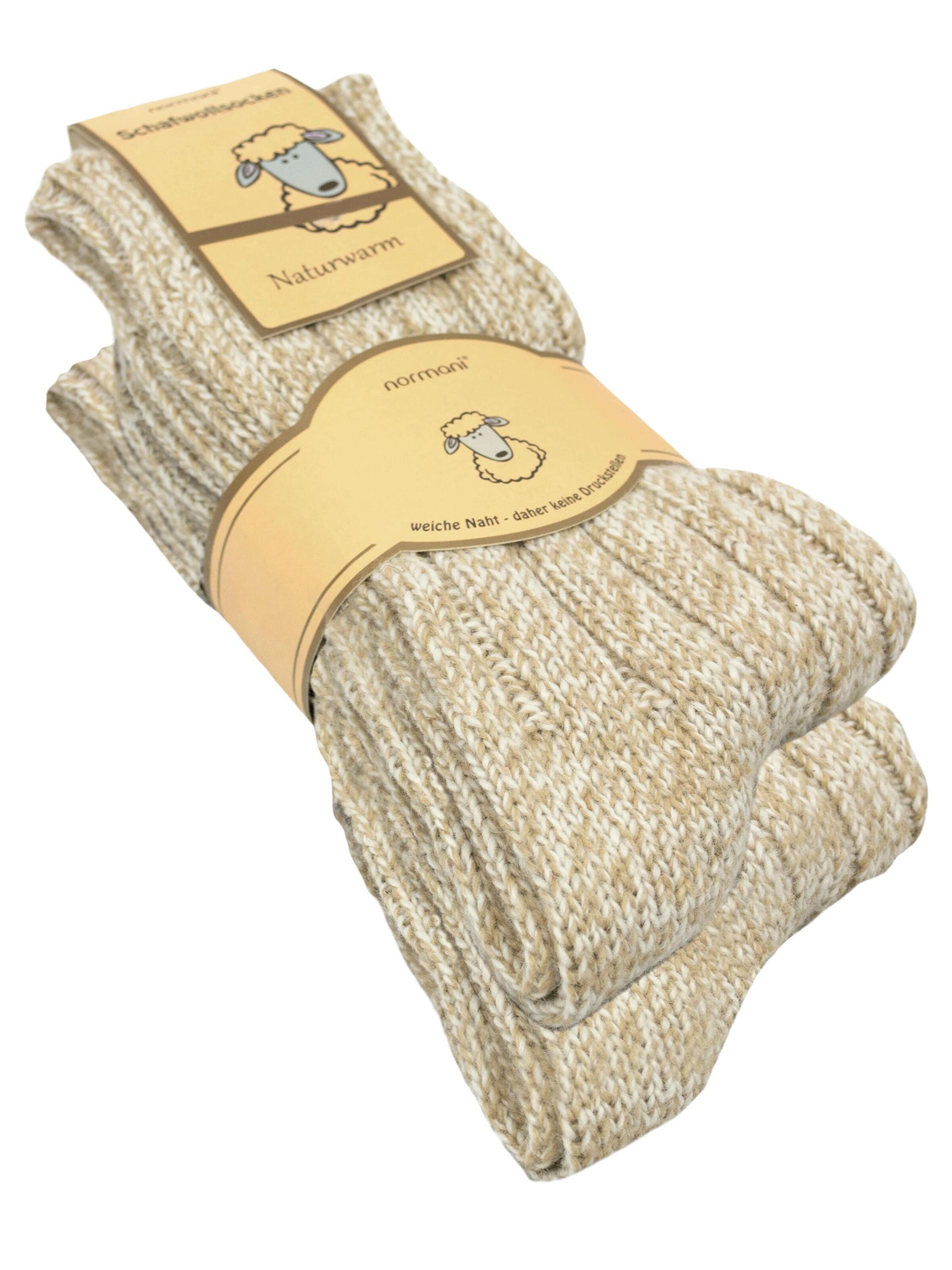 Chaussettes normani en beige