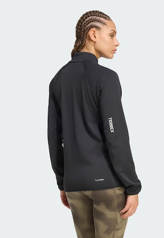 Veste en polaire fonctionnelle 'Xperior' ADIDAS TERREX en noir