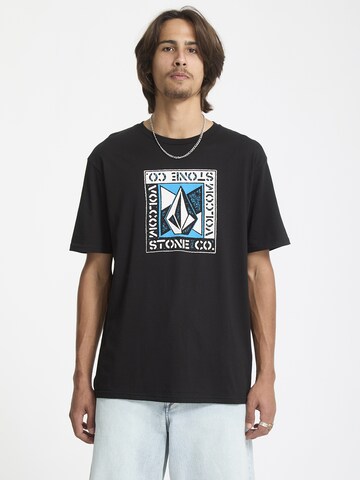 T-Shirt 'Angle Iron' Volcom en noir : devant