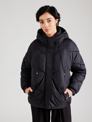 QS Jacke in Schwarz: Vorderseite