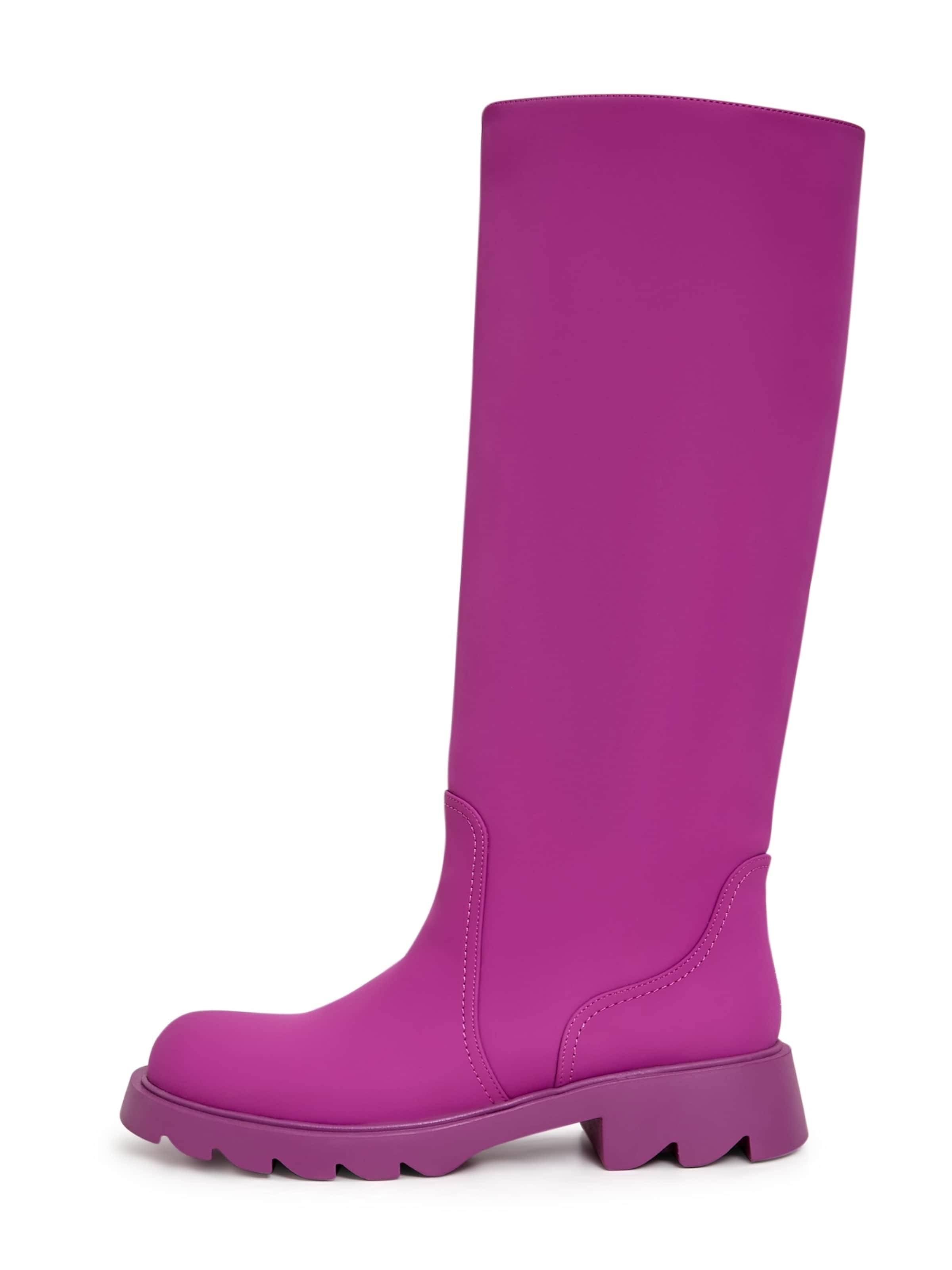 Bottes CESARE GASPARI en rose : devant
