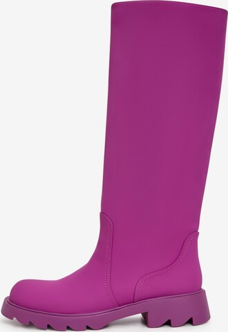 CESARE GASPARI Boots in Pink: front