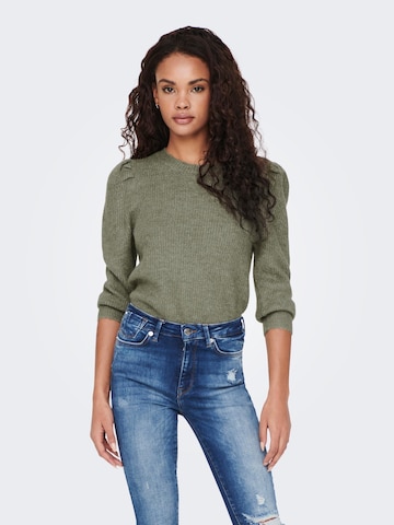 JDY Sweater 'ANDREA' in Green: front