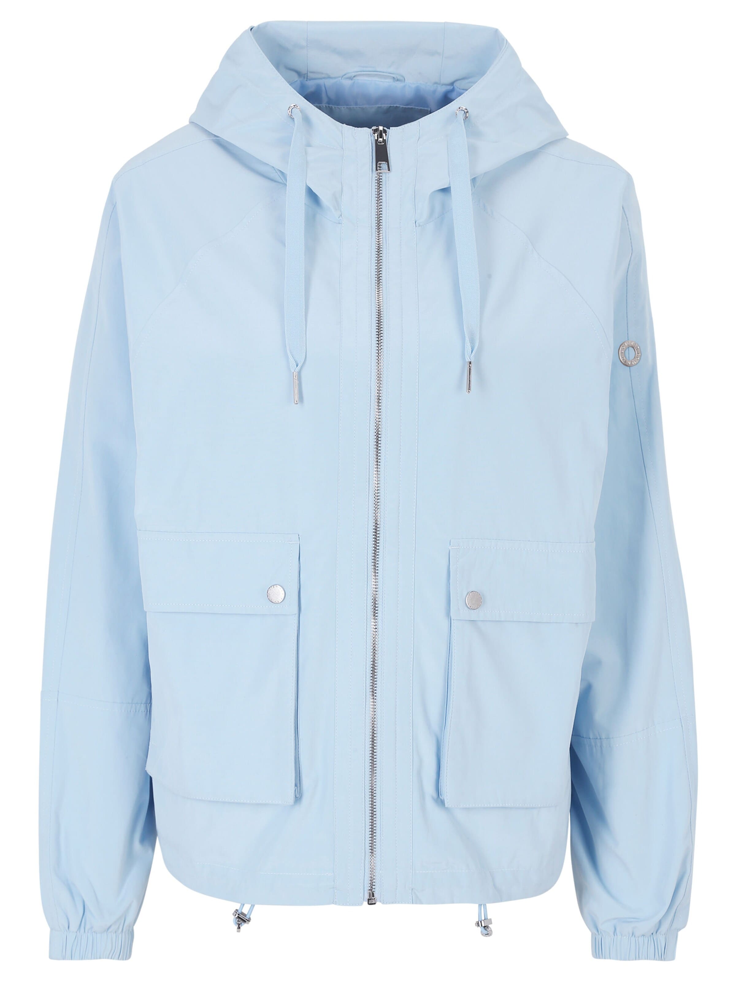 Covered Tussenjas 'Mara' in Blauw: voorkant