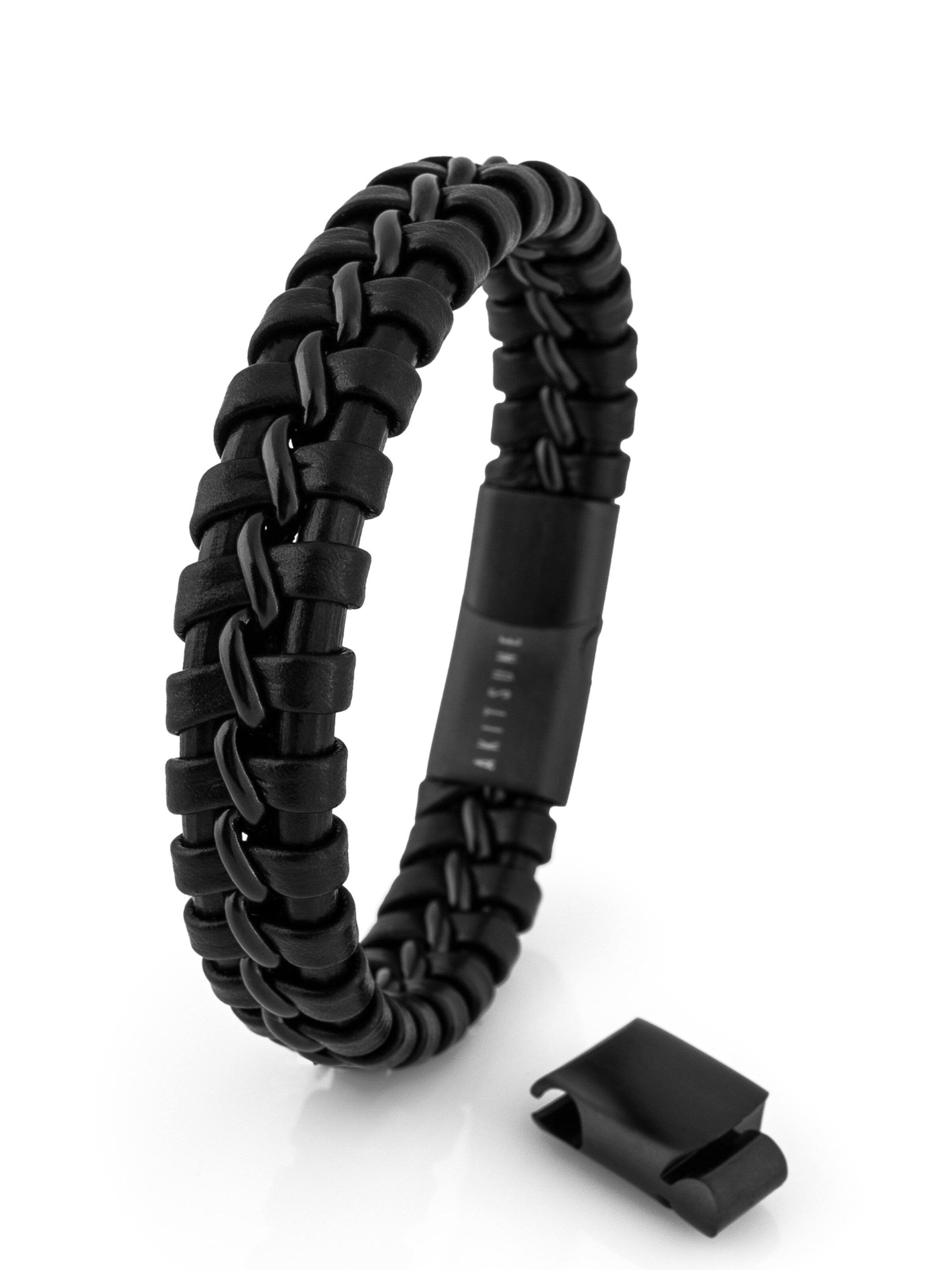 Akitsune Bracelet 'Adeptus' in Black: front