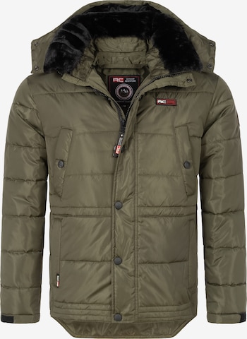 Rock Creek Winter Jacket in Green: front