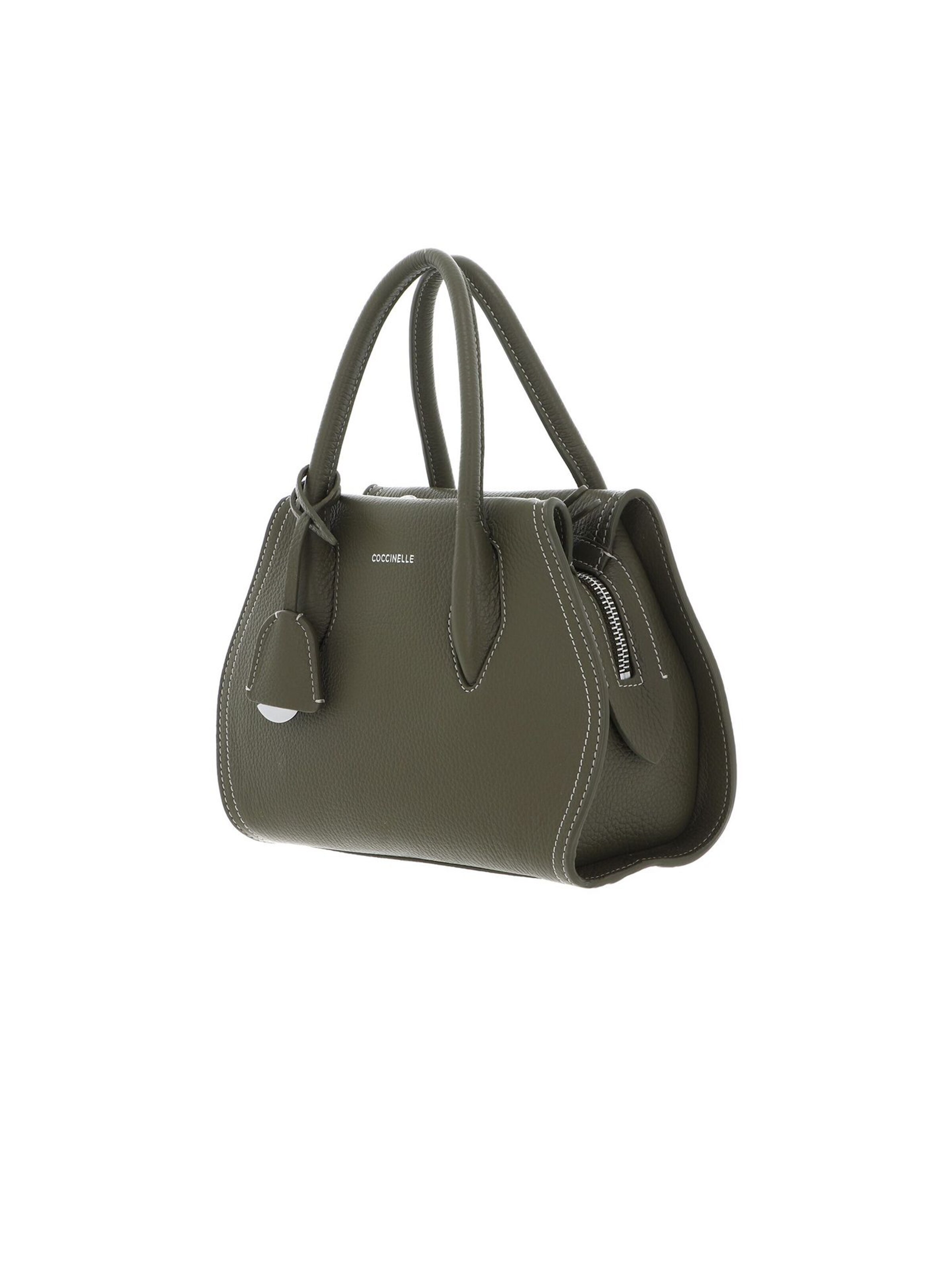 Coccinelle Handtas 'Coccinelle Lord leather crossbody bag' in Groen