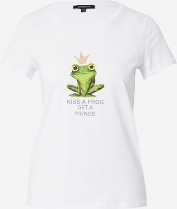 T-shirt MORE & MORE en blanc : devant