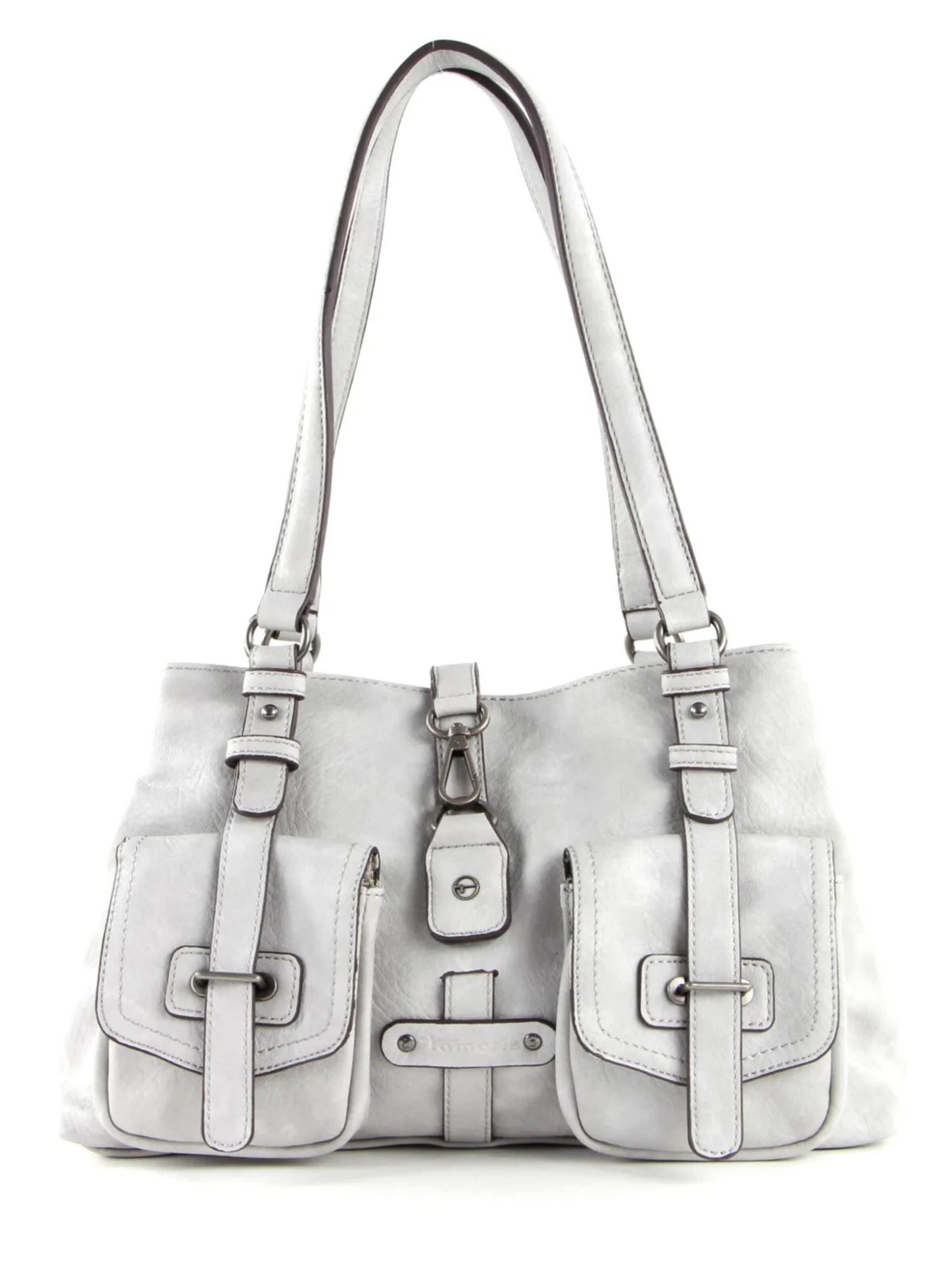 Tomshop24-7 Shoulder Bag 'Bernadette' in Grey: front