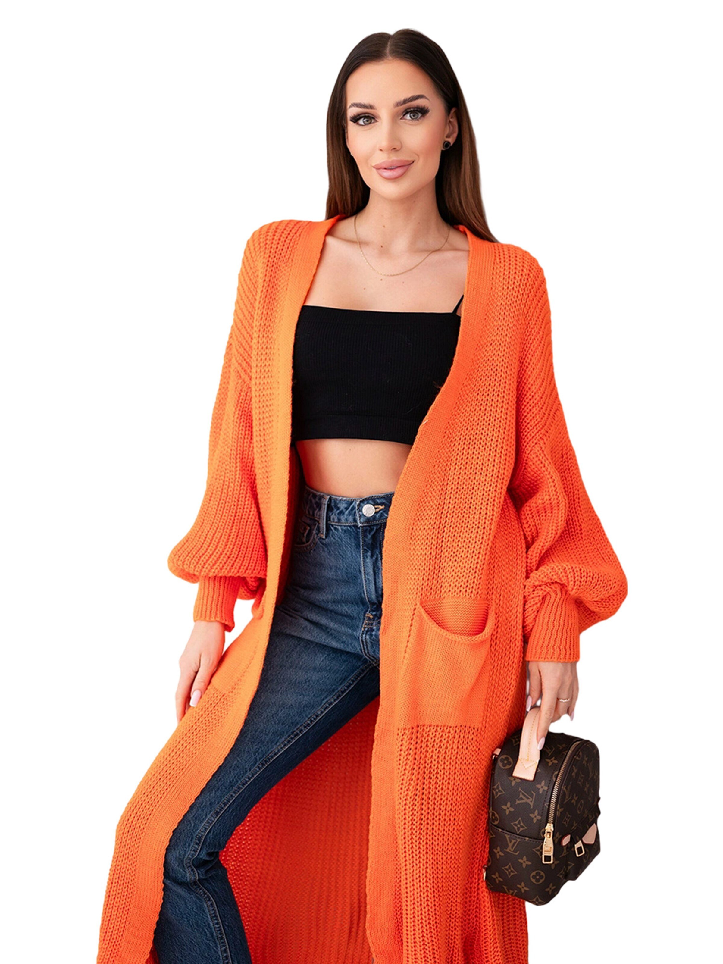 Lumera Kardigan 'Rubis' – oranžová