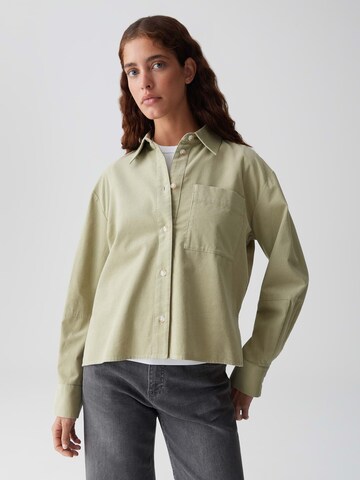 OPUS Blouse 'Frone' in Green: front